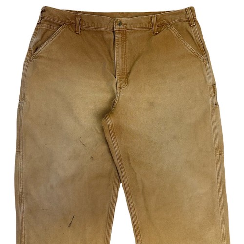 Vintage Carhartt Duck Flannel-Lined Dungaree Fit Carpenter Cargo Pants 42x30 - Bild 6 von 14