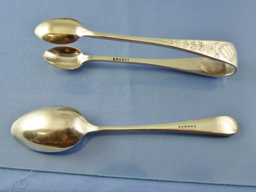 JUEGO DE 12 CUCHARAS DE CAFÉ DE CORTE BRILLANTE HOJAS DE FLOR SHEILD DE INGLANDIA - Imagen 5 de 8