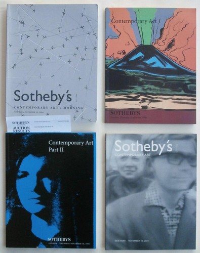 4 Art Auction Catalogs Sotheby's Including CONTEMPORARY ART Painting (s) NoRes.! - Bild 1 von 6
