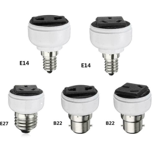 E27/B22 Lamp Light Socket Holders Screw Bulb Convert To AU Power Female Outlet - Picture 16 of 16