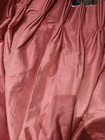 Pair of Gorgeous Silk Interlined Dark salmon Curtains Each 39”w X 115”d