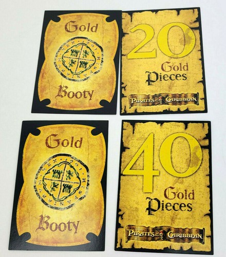 Piratas del Caribe DVD Caza del Tesoro 2006 Repuesto TARJETAS BOTÍN DORADO 25 - Imagen 5 de 7