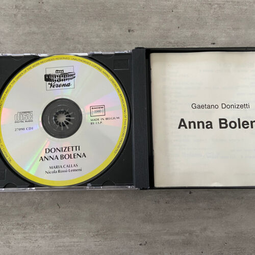 DONIZETTI: Anna Bolena - Callas /Gavazzeni -Live (2-CD-Box Verona 27090/91 -neu) - Imagen 3 de 3