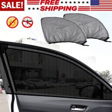 Car Front Row Window Screen Mesh Cover Privacy Mosquito Bugs Net Sun Protection