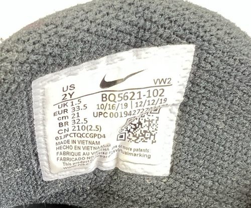 Nike Kyrie Flytrap III JBY White Black Cool-Gray Boy's 2Y BQ562-102 Basketball - Picture 3 of 7