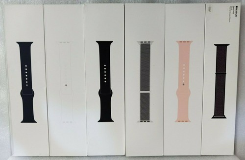 ORIGINAL AUTHENTIC APPLE WATCH BANDS SERIES 2/3/4/5/6/7/SE 38/40/41/42/44/45MM - Picture 1 of 7