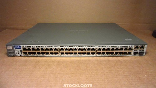 HP J4899C 2650 Switch 48-Ports 10/100 + 2x Gigabit + 2x SFP Ports EXCL RACK EARS - Afbeelding 1 van 3