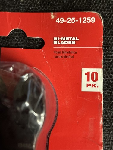Milwaukee 49-25-1259 Universal Fit 1-3/8 Titanium Bi-Metal Blades - 10-Pack - Picture 3 of 6