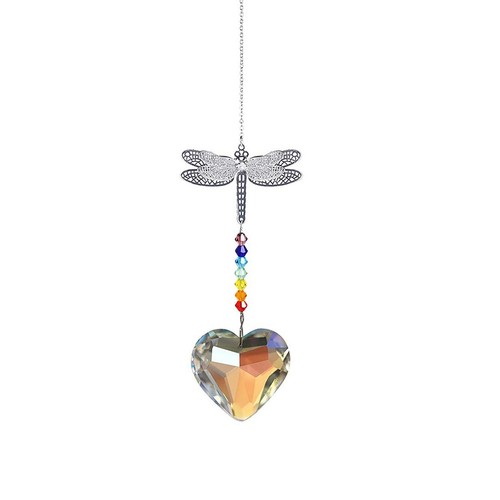 6 Stck. Kristalle Sonnenfänger Schmetterling Prisma Anhänger hängende Ornament für Dekor - Bild 6 von 7