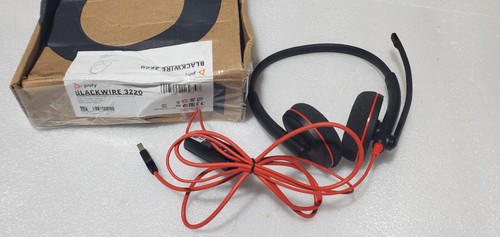 Poly Blackwire C3220 USB-A SINGLE UNIT Headset 209745-22 - Picture 1 of 6
