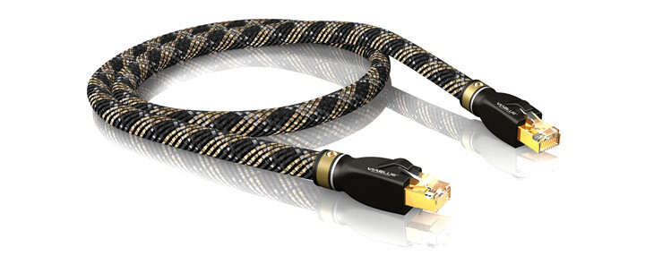 Viablue Ep-7 Silver Netzwerkkabel 2m
