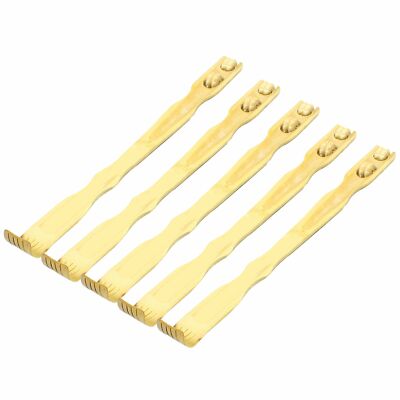 5 Pcs 18'' Bamboo Wooden Itch Therapeutic Relaxer Back Scratcher Massage Roller