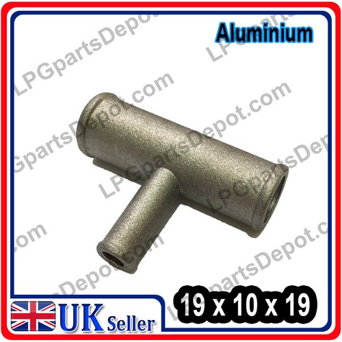 METAL BRASS ALUMINIUM T PIECEs FUEL LINE HOSE PIPE JOINER UNION Connector water - Picture 33 of 39