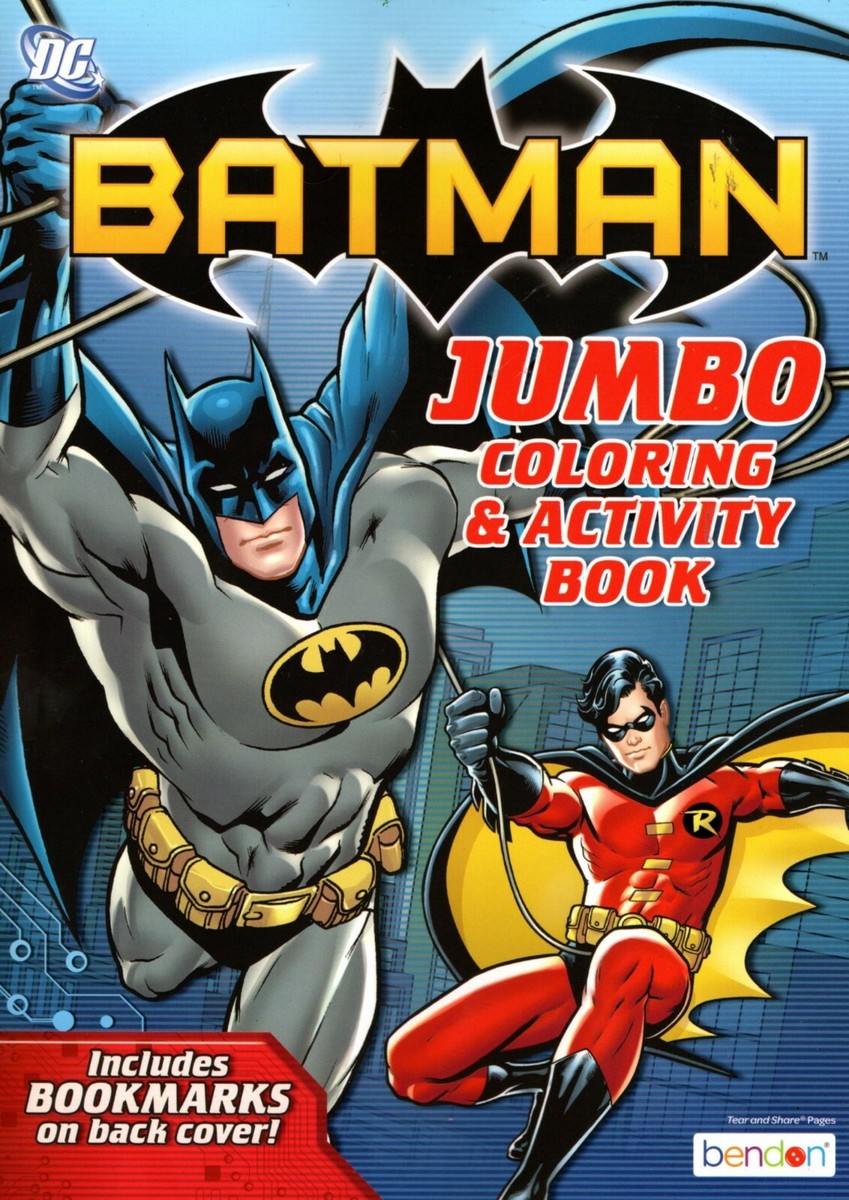 Jumbo Coloring & Activity Book Includes Bookmarks on back cover