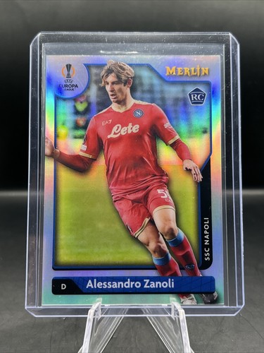 21/22 Topps Merlin - ALESSANDRO ZANOLI ROOKIE SILVER REFRACTOR #2 SSC Napoli - Picture 2 of 3