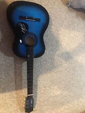 TAYLOR MCCALL SIGNED AUTOGRAPH 38” ACOUSTIC GUITAR ACOA COUNTRY BLACK POWDER TAYLOR MCCALL SIGNED AUTOGRAPH 38” ACOUSTIC GUITAR ACOA COUNTRY BLACK POWDER