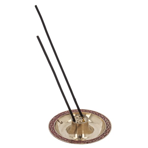 Brass Incense Stick Holder Agarbatti Stand Plate Traditional Joss Stick Burner - Picture 73 of 80