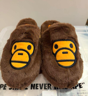 A BATHING APE Baby Milo Slippers L Size Indoor Shoes BAPE Japan
