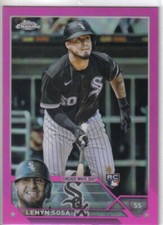 2023 Topps Chrome Lenyn Sosa Pink Parallel Rookie card  Chicago White Sox