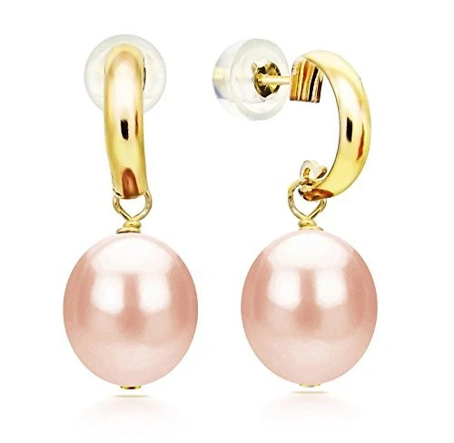 Freshwater pearl hotsell earrings ebay