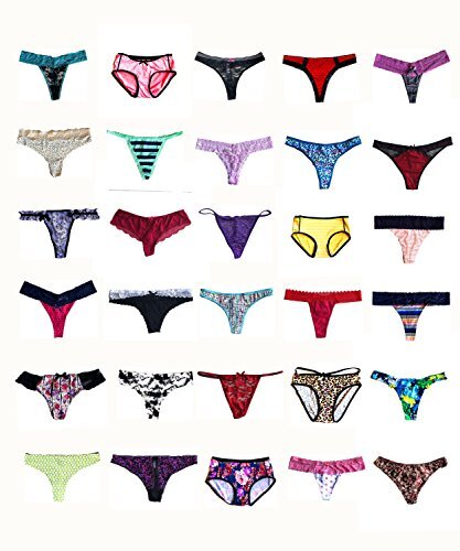 Variety Panties for Women Pack Sexy Thong Hipster Briefs G Medium 20 Pcs - Picture 3 of 7