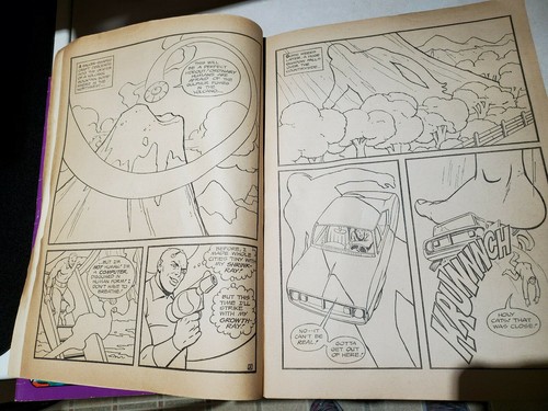 set of 2 superman giant comics to color luther's lost land battles brainiac's - Picture 7 of 7