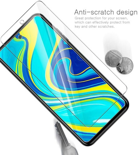 Verres Trempe Haute Resistance Pour Xiaomi Redmi Note 9S / 9 Pro / 9 Pro Max Pa - Picture 2 of 2