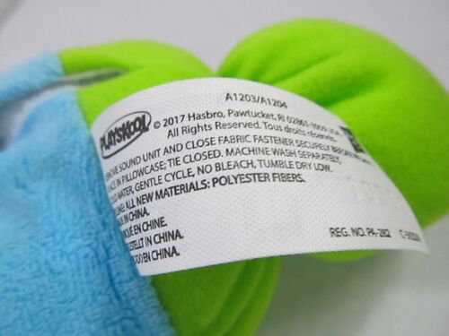 Gloworm 2011 Playskool Musical Light Up Glow Worm Blue Baby Plush Toy Doll - Picture 6 of 9