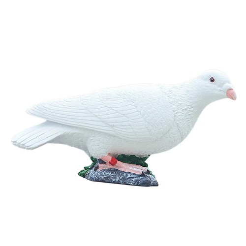 White Simulation Pigeon Aesthetic Decorative Fake Birds Model for Office Yard - Picture 50 of 64