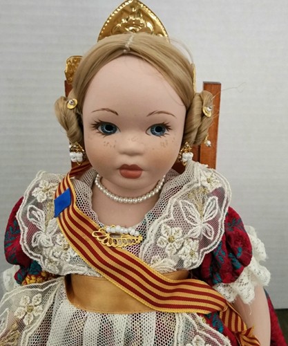 Valenciana traditionelle spanische Porzellan- und Stoffpuppe Fañas Artesanos - Bild 3 von 18