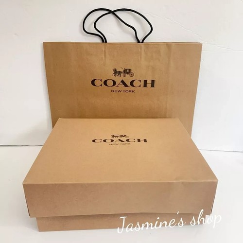 Neu Coach authentische Geschenkbox - braun zusammenklappbar Größe klein - Lager - Bild 65 von 81