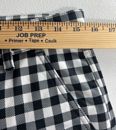 Tour Division Pants Men’s Performance Sport Stretch Gingham Black White Large - Picture 12 of 17