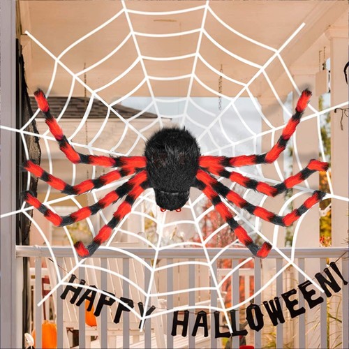 35'' Large Halloween Spider Haunted House Prop Party Garden Decor Indoor Outdoor - Picture 3 of 12