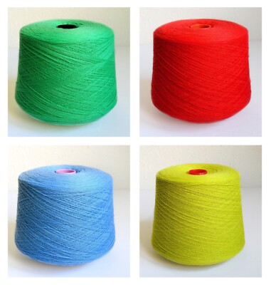 Italian 100% Merino SuperGeelong Knitting Yarns, 10.6 oz / 300 grams Balls/Cone