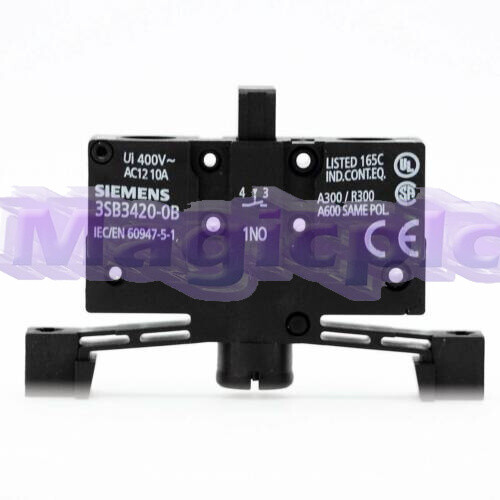 1PCS Siemens 3SB3420-0B Pushbutton Contact Block New  3SB34200B - Picture 1 of 2