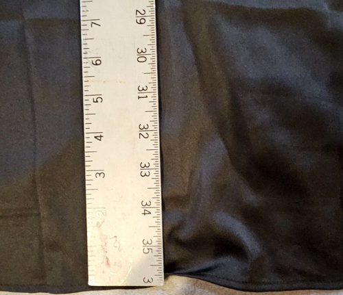 CNDAGFAY SZ M NIGHTGOWN BLACK BUTTON DOWN 3/4 LACE TRIM SLEEVES SEXY - Bild 12 von 14