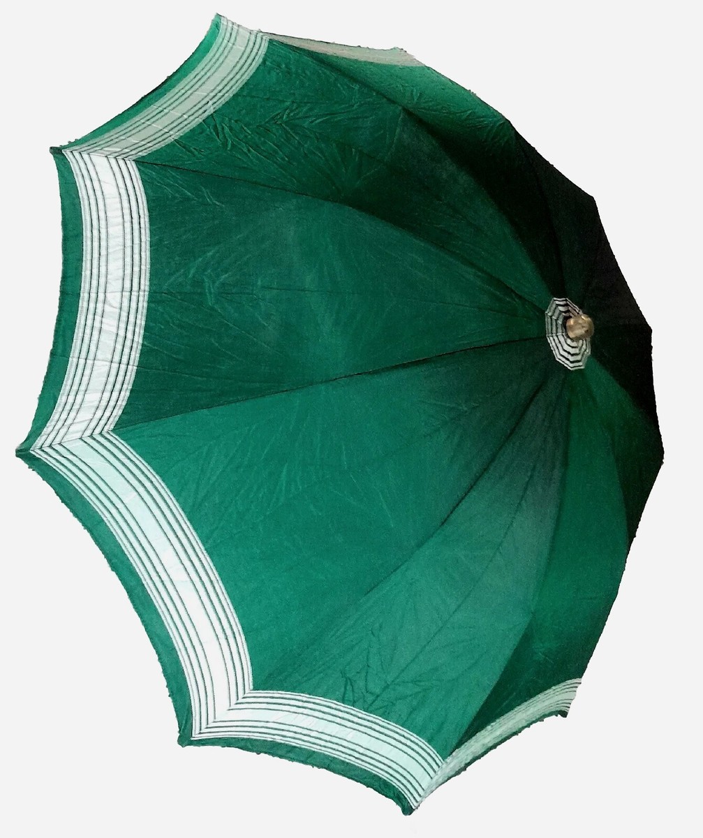 Parasol Vintage Style Art Déco - Occasion - Dommage Sur Le Manche
