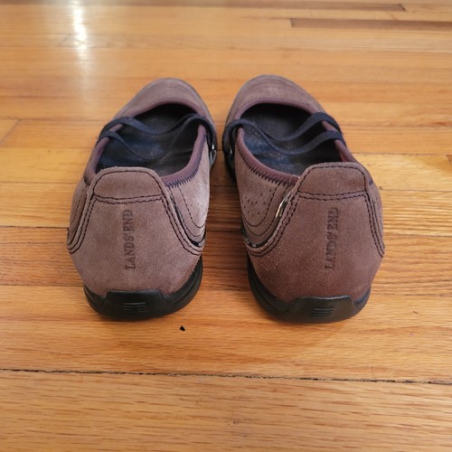 Lands End Brown Sport Comfort Mary Jane Sneaker Women's Shoes US 8.5 / EU 39 - Picture 7 of 8