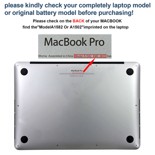 A1582 A1493 Genuine Battery For Apple MacBook Pro Retina 13" A1502 Early 2015 - Picture 2 of 12