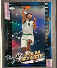 #FS-25 Jrue Holiday 2023-24 Topps Chrome Basketball Film Study Blue Refractor