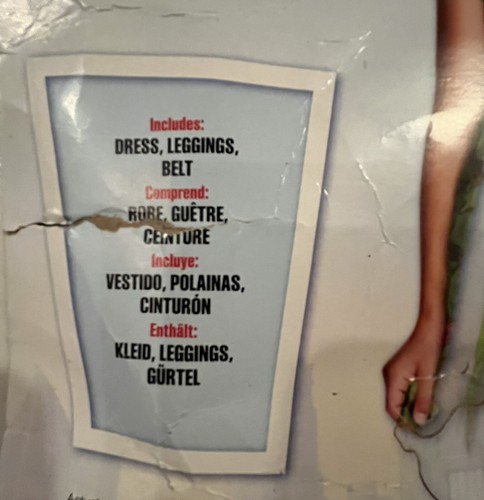 Rubie's DC Superhero Girls Poison Ivy Costume, Large 12-14 Dress, Leggings, Belt - Picture 7 of 7