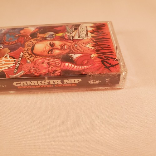 NEW Ganksta Nip Psychotic Genius 1996 Rap Cassette Tape Rap a lot Records Esham - Picture 15 of 24