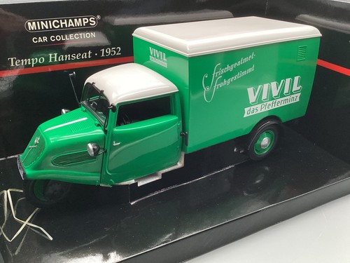 Modellautos 1:18 Minichamps Tempo Hanseat Kastenwagen Vivil in OVP - Bild 2 von 11