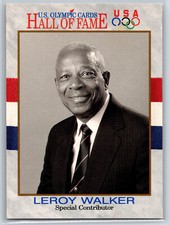 1991 Impel US Olympic Hall of Fame Leroy Walker #76
