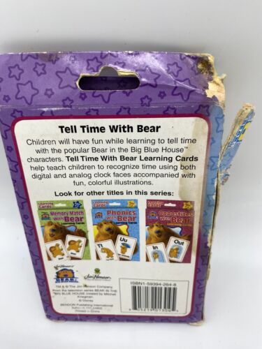 Rose Art Jim Henson’s Bear In The Big Blue House Puzzle And Time Learning Cards - Picture 4 of 10