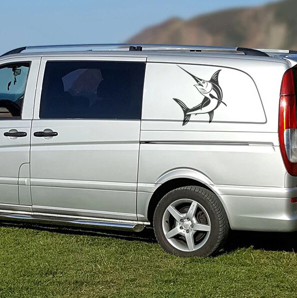 Marlin Vinyl Decal Sea Fishing Angling Billfish Sticker - Image 3 of 4