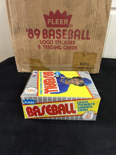 1989 Fleer Baseball Wax Box 36 Packs FASC Case 83422 Bill Ripken FF Error - Picture 8 of 12