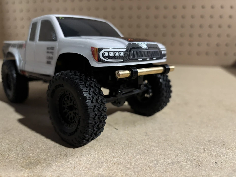 Axial SCX24 Basecamp Brass Push Bar Bumper - Image 4 of 4