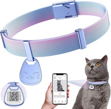 QR Code Cat Collar - Breakaway Soft Elastic Adjustable Kitten Safety Collar