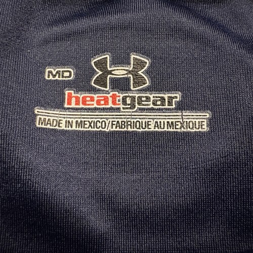 Under Armour HeatGear Compression Youth Medium Boys Short Sleeve Tee Shirt Blue - Picture 5 of 9